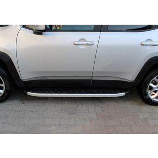 Dveřní lišty černý chrom (4 ks, nerez) Jeep Renegade 2014– fotografie 3