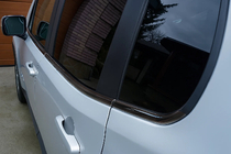 Jeep Renegade 2014– Okenní lišty Black Chrome (6 ks, nerez) fotografie 2