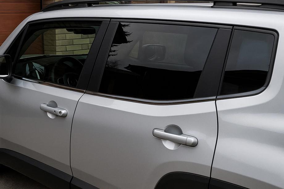 Jeep Renegade 2014– Okenní lišty Black Chrome (6 ks, nerez) Image
