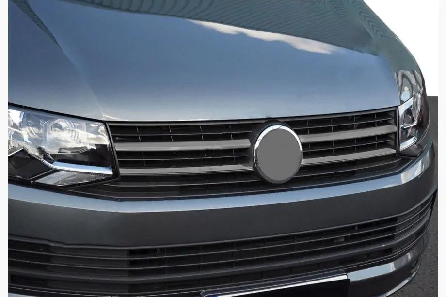 Volkswagen T6 2015–2024 Kryty masky Černý chrom 2015-2019 (4 ks, nerez) Image