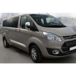 Kryty zpětných zrcátek šedé matné (2 ks, plast) Ford Custom 2013–2022 fotografie 4