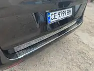 Mercedes Vito/V-class W447 2014– Ochranná lišta na zadní nárazník OmsaLine Černý chrom (nerez) fotografie 3