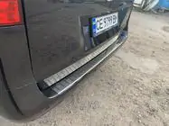 Mercedes Vito/V-class W447 2014– Ochranná lišta na zadní nárazník OmsaLine Černý chrom (nerez) fotografie 6