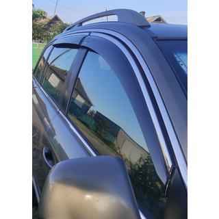 Okenní ofuky s chromovanou lištou (4 ks, Niken) Opel Antara 2006–2017 fotografie 2