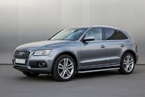 Audi Q5 2008–2017 Boční nášlapy Maydos V2 (2 ks, hliník + nerez) fotografie 1