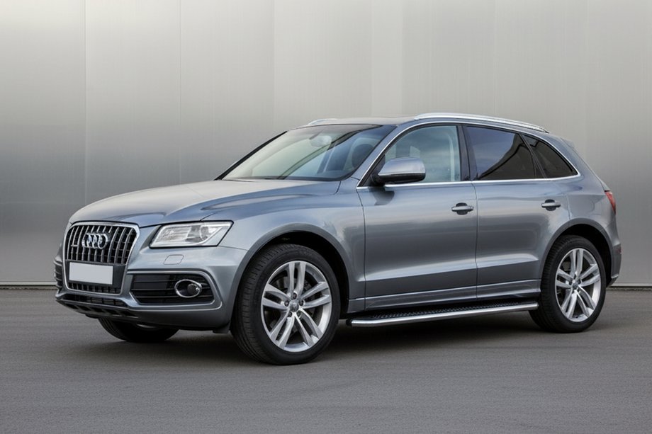 Audi Q5 2008–2017 Boční nášlapy Maydos V2 (2 ks, hliník + nerez) Image