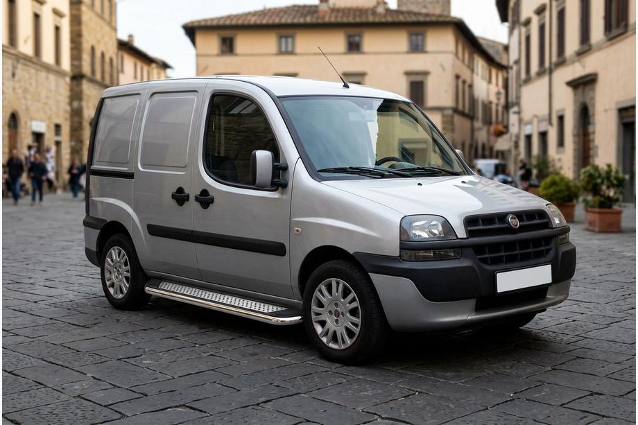 Fiat Doblo I 2001–2005 Boční prahy Maydos V2 (2 ks, hliník ↗ nerez) Image