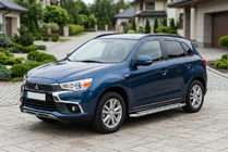 Mitsubishi ASX 2010–2023 Boční prahy Maydos V2 (2 ks, hliník ↗ nerez) fotografie 1