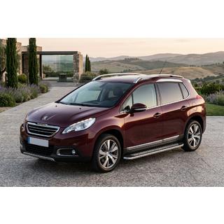 Boční prahy Maydos V2 (2 ks, hliník ↗ nerez) Peugeot 3008 2008–2016 fotografie 1