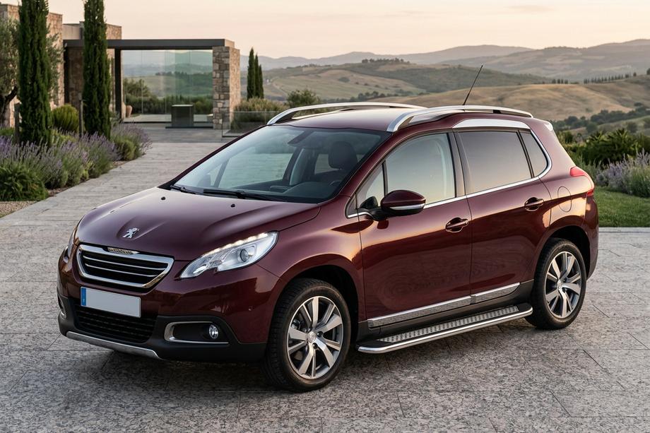 Peugeot 3008 2008–2016 Boční prahy Maydos V2 (2 ks, hliník ↗ nerez) 2014–2016 Image