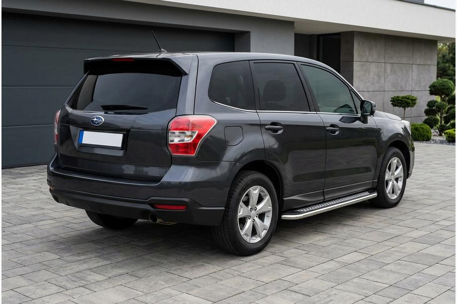 Subaru Forester 2013–2018 Boční prahy Maydos V2 (2 ks, hliník ↗ nerez) Image