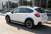 Subaru XV 2011–2017 Boční prahy Maydos V2 (2 ks, hliník ↗ nerez) fotografie 1
