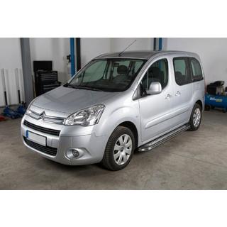 Boční prahy Maydos V2 (2 ks, hliník ↗ nerez) Citroen Berlingo 2008–2018 fotografie 1