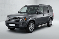 Land Rover Discovery IV 2009–2017 Boční prahy Maydos V2 (2 ks, hliník ↗ nerez) fotografie 1