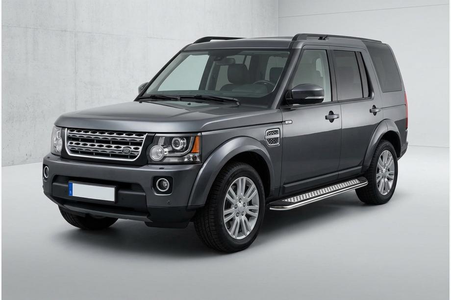 Land Rover Discovery IV 2009–2017 Boční prahy Maydos V2 (2 ks, hliník ↗ nerez) Image
