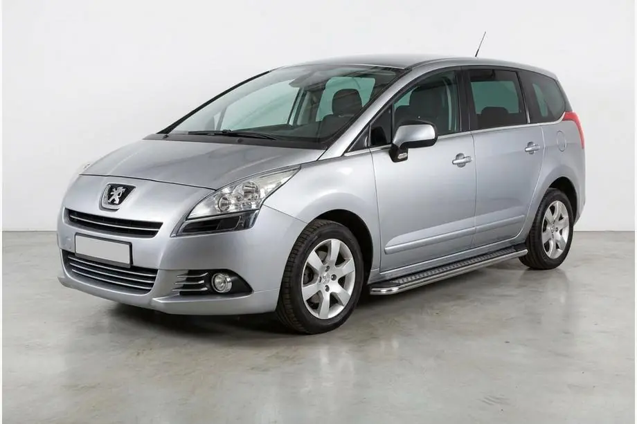 Peugeot 5008 2009–2016 Boční prahy Maydos V2 (2 ks, hliník ↗ nerez) Image