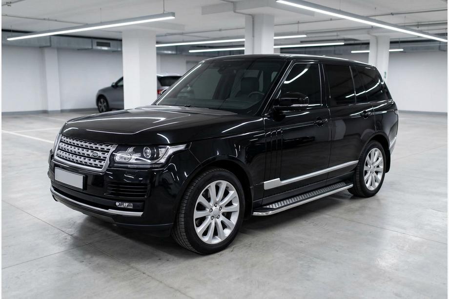 Range Rover IV L405 2013–2021 Boční prahy Maydos V2 (2 ks, hliník ↗ nerez) Image