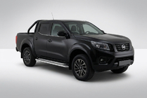 Nissan Navara/NP300 2016– Boční prahy Maydos V2 (2 ks, hliník ↗ nerez) fotografie 1