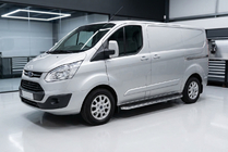 Ford Custom 2013–2022 Boční nášlapy Maydos V1 (2 ks, hliník / nerez) fotografie 1