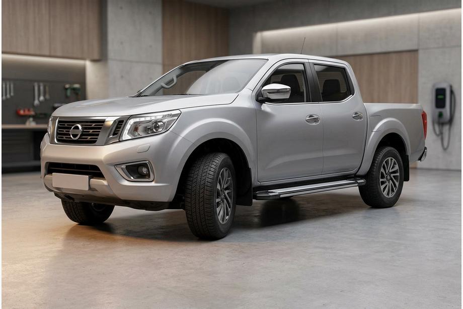 Nissan Navara/NP300 2016– Boční nášlapy Rainbow (2 ks, hliník) Image