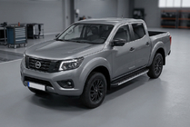 Nissan Navara/NP300 2016– Boční nášlapy Duru (2 ks, hliník) fotografie 1