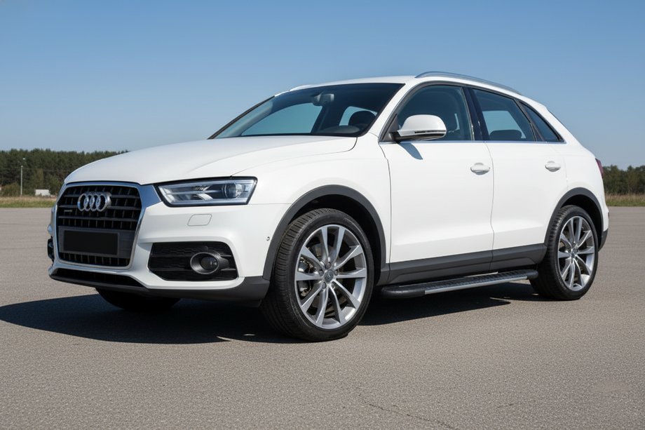 Audi Q3 2011–2019 Boční prahy Bosphore Grey (2 ks, hliník) Image
