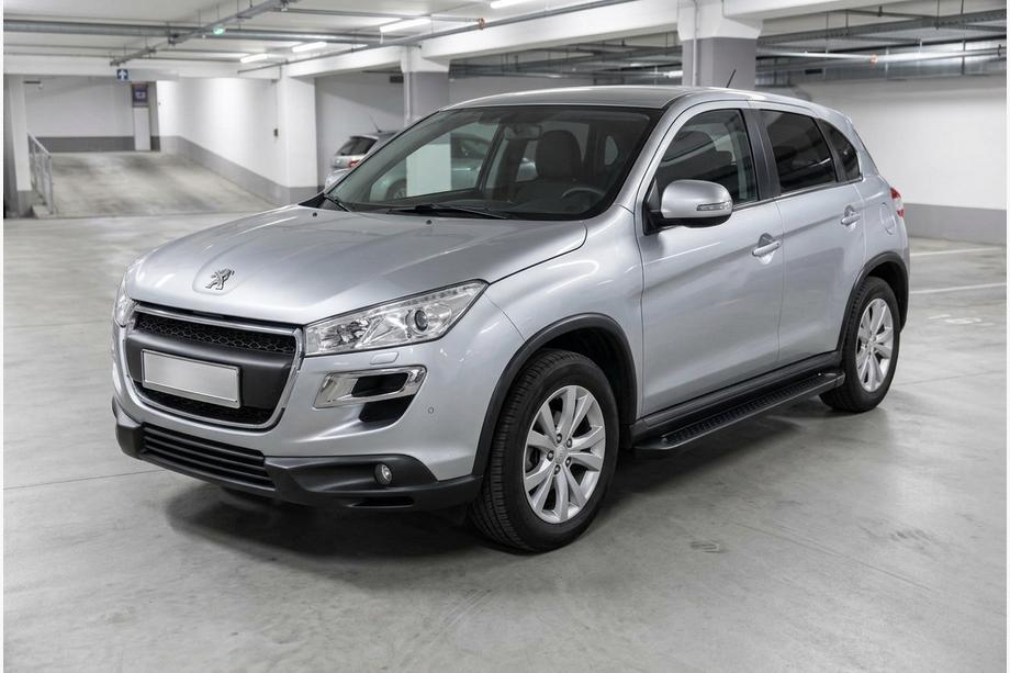 Peugeot 4008 2012–2017 Boční nášlapy Allmond Black (2 ks, hliník) Image