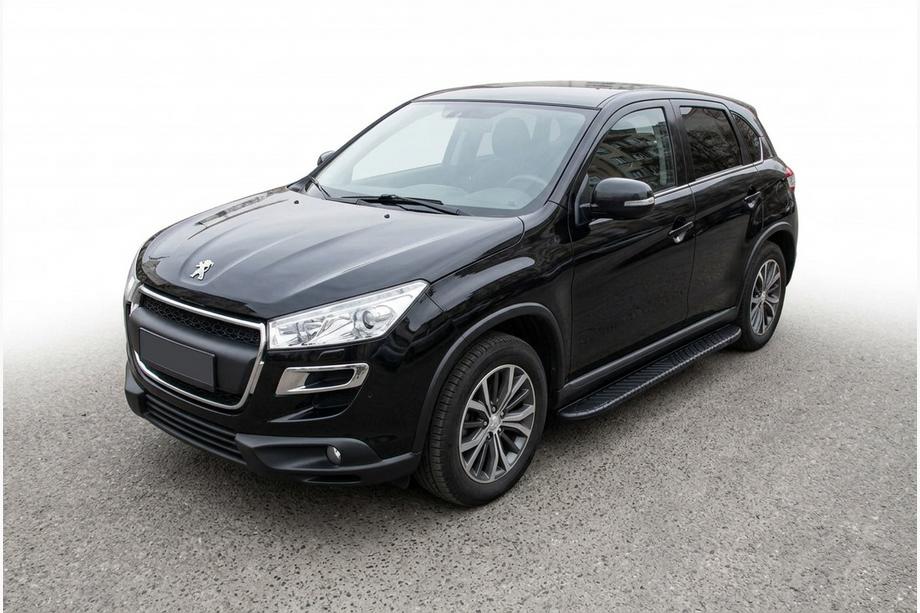 Peugeot 4008 2012–2017 Boční prahy Bosphorus Black (2 ks, hliník) Image