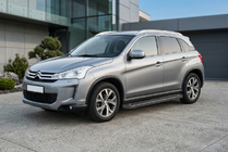 Citroen C-4 Aircross 2012–2017 Boční nášlapy Allmond Black (2 ks, hliník) fotografie 1