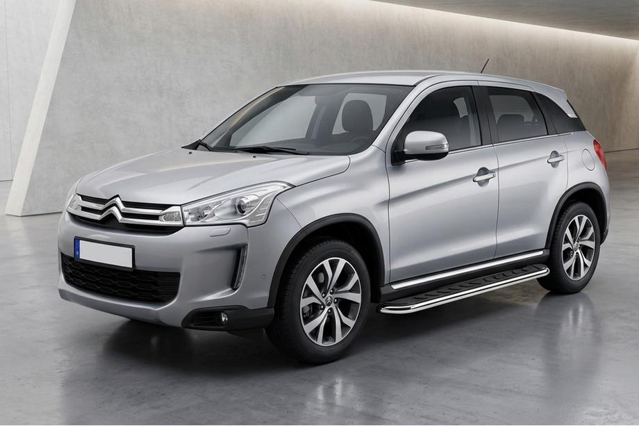 Citroen C-4 Aircross 2012–2017 Boční nášlapy Maydos V1 (2 ks, hliník / nerez) Image
