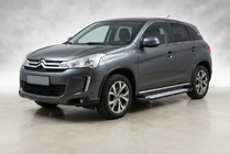 Citroen C-4 Aircross 2012–2017 Boční nášlapy typ X5 (2 ks, hliník) fotografie 1