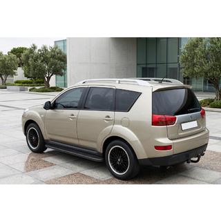 Boční prahy Bosphorus Black (2 ks, hliník) Peugeot 4007 2007–2013 fotografie 1