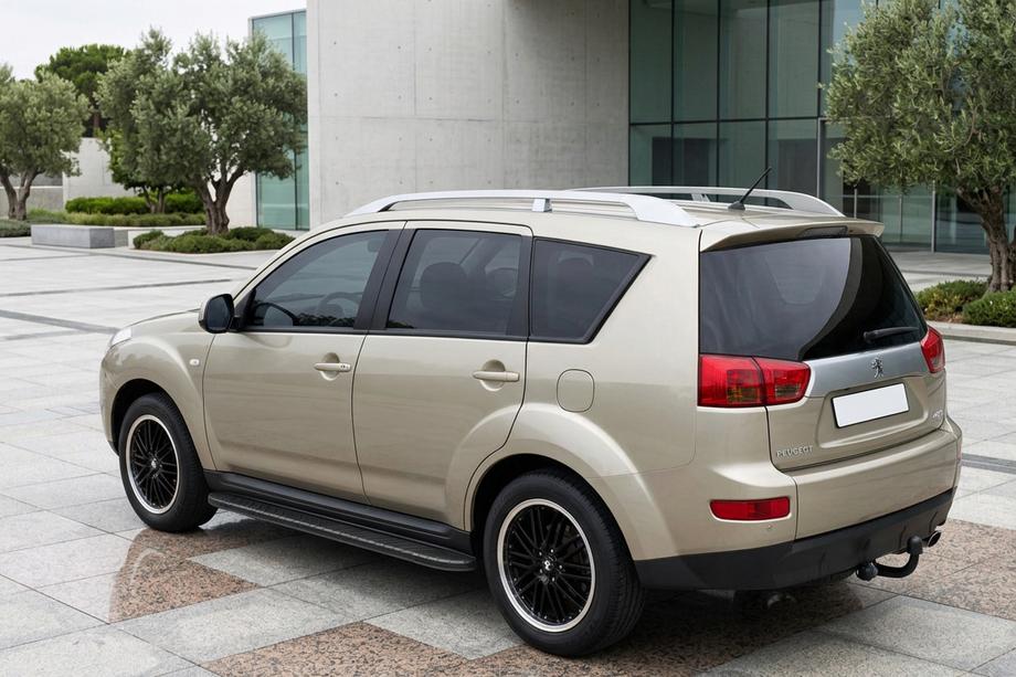 Peugeot 4007 2007–2013 Boční prahy Bosphorus Black (2 ks, hliník) Image