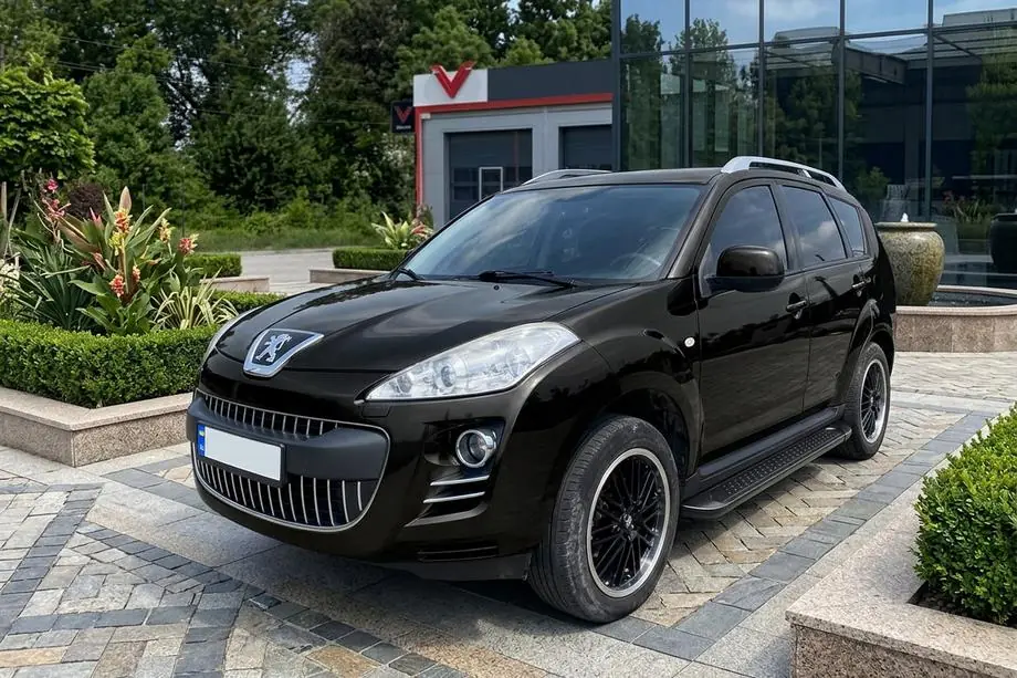 Peugeot 4007 2007–2013 Boční nášlapy Allmond Black (2 ks, hliník) Image