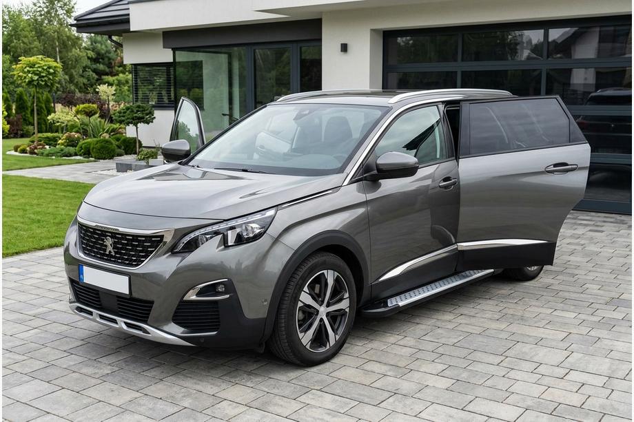 Peugeot 5008 2016–2023 Boční nášlapy Allmond Grey (2 ks, hliník) Image