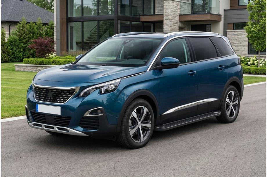 Peugeot 5008 2016–2023 Boční nášlapy Allmond Black (2 ks, hliník) Image