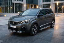 Peugeot 5008 2016–2023 Boční prahy Maydos V2 (2 ks, hliník ↗ nerez) fotografie 1