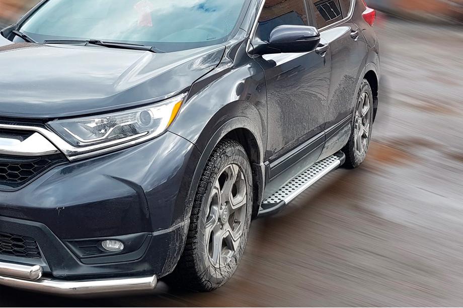 Honda CRV 2017–2022 Boční nášlapy Allmond Grey (2 ks, hliník) Image