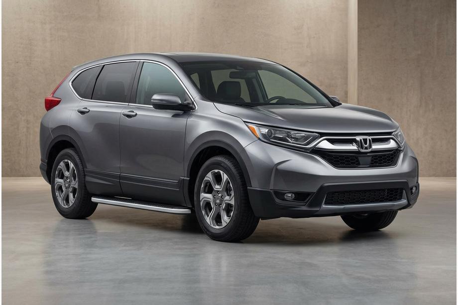 Honda CRV 2017–2022 Boční prahy Tayga Grey (2 ks, hliník) Image
