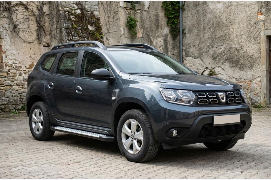 Renault Duster 2018–2024 Boční nášlapy Allmond Grey (2 ks, hliník) Image