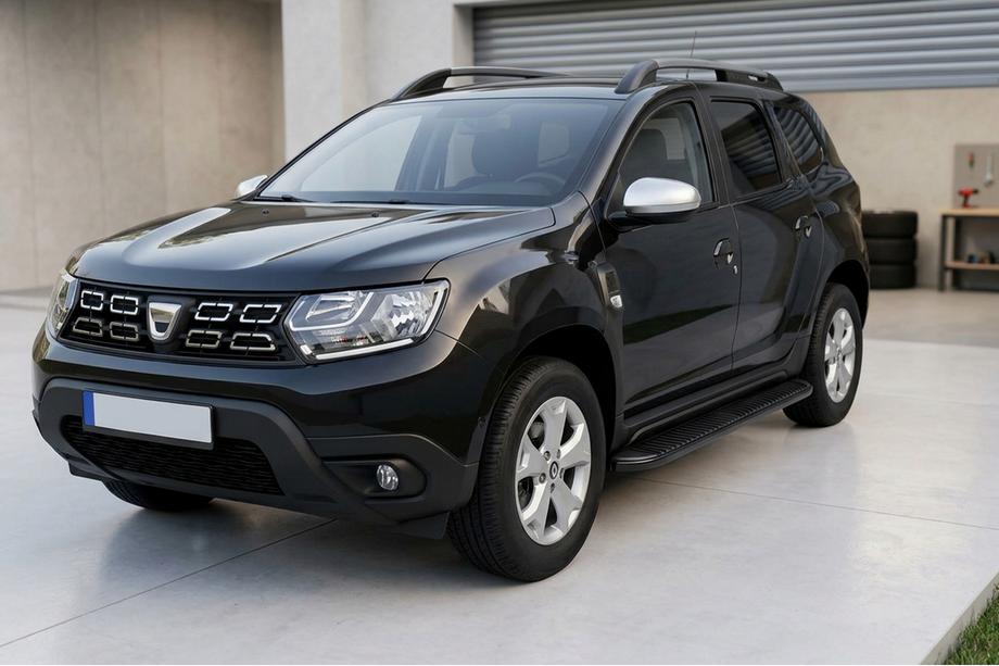 Renault Duster 2018–2024 Boční nášlapy Tayga Black (2 ks, hliník) Image