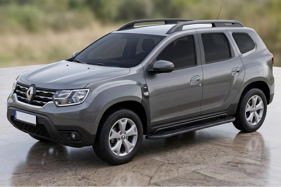 Renault Duster 2018–2024 Boční nášlapy Bosphore Black (2 ks, hliník) Image