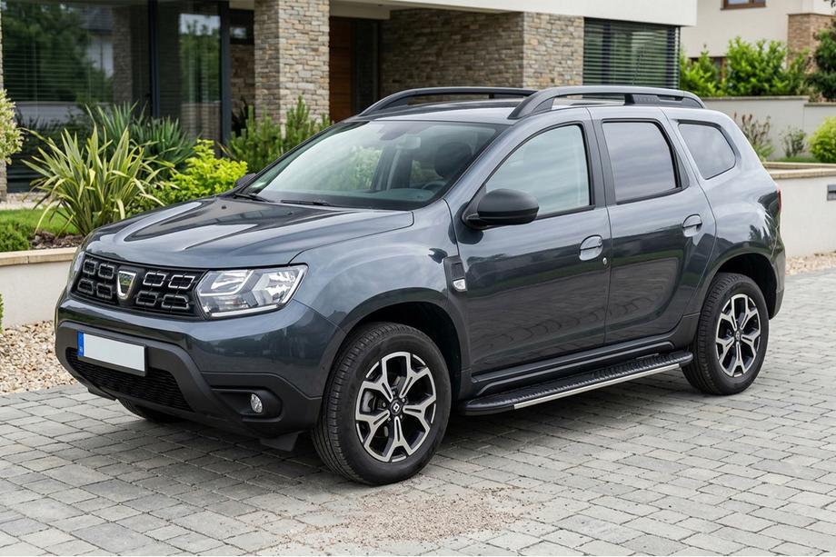 Dacia Duster 2018–2024 Boční prahy Bosphore Grey (2 ks, hliník) Image