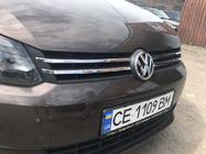 Volkswagen Caddy 2010–2015 Chromové lišty na masku (úzký model) fotografie 4