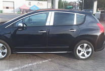 Peugeot 3008 2008–2016 Nerezové kryty sloupků fotografie 2