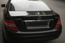 Mercedes C-class W204 2007–2015 Chromová lišta nad SPZ (nerez) fotografie 1