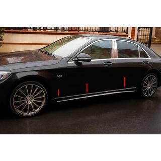 Nerezové kryty lišt V1 (6 ks) Mercedes S-Class W222 2013–2022 fotografie 1
