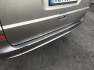 Mercedes Viano 2004–2014 Ochranná lišta na zadní nárazník, černý chrom OmsaLine (nerez) fotografie 8