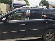 Mercedes GL třída X164 2006–2012 Nerezové lišty sloupků dveří (6 ks) fotografie 2