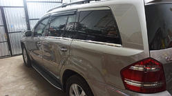 Mercedes GL třída X164 2006–2012 Spodní lišty oken (6 ks, nerez) fotografie 4